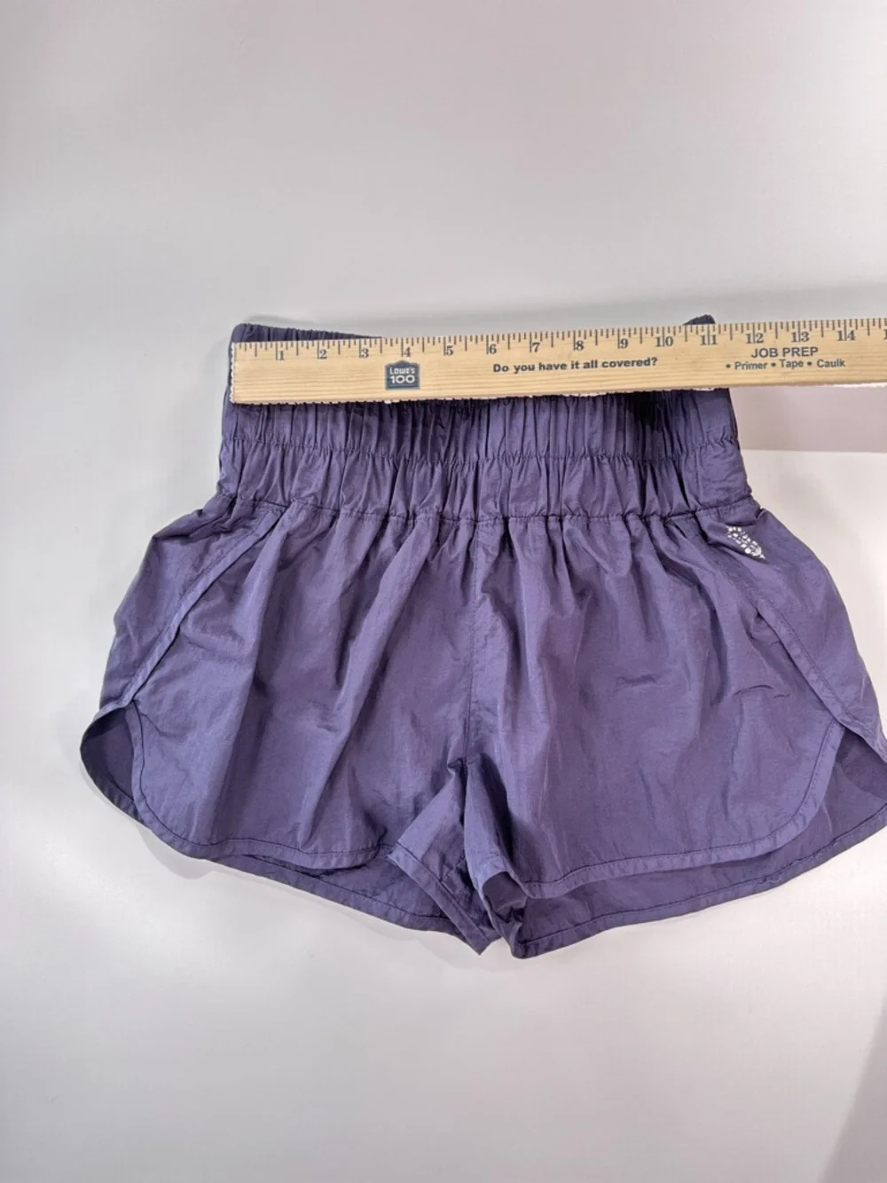 FP Movement by Free People Lavender High-Waist Ruched Athletic Shorts - Picture 10 of 10